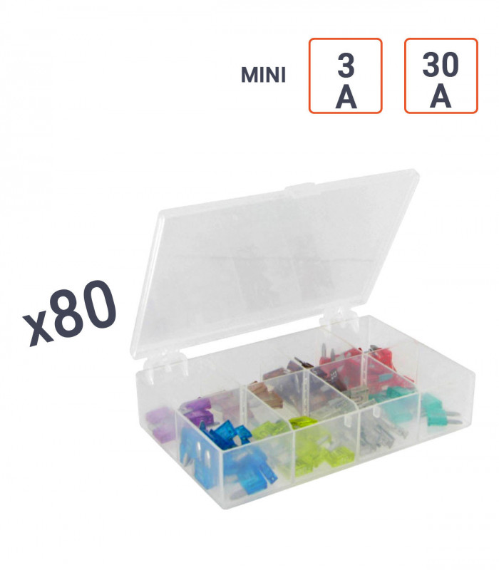 Coffret de 80 fusibles voiture MINI