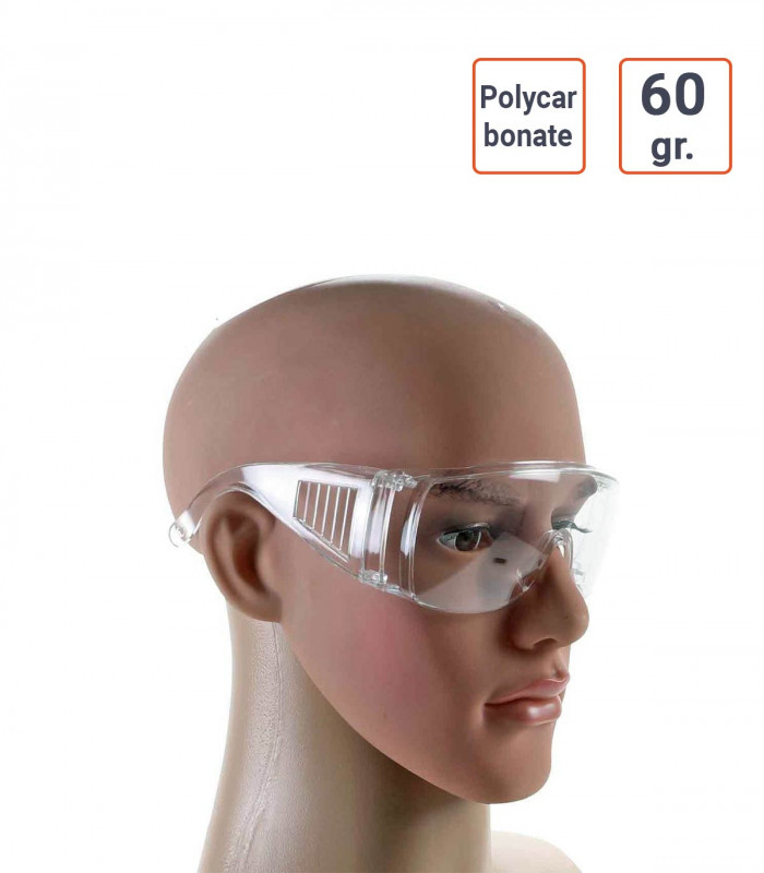 Lunettes de protection transparentes anti-rayure