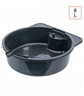 Bac de vidange d'huile 8 litres avec bec verseur