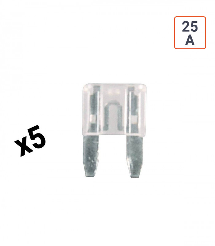 Fusible voiture Mini 25A - vendu par 5 ex.