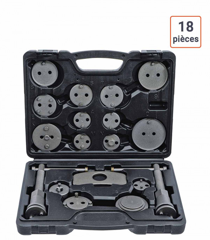 Coffret repousse piston de frein 18 pièces