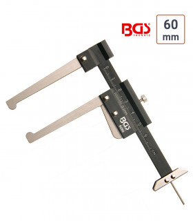 Pied à coulisse pour disques de frein 60 mm