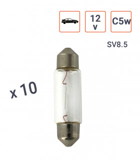 Ampoule Navette C5W 12V 5W - Boite de 10 ex.