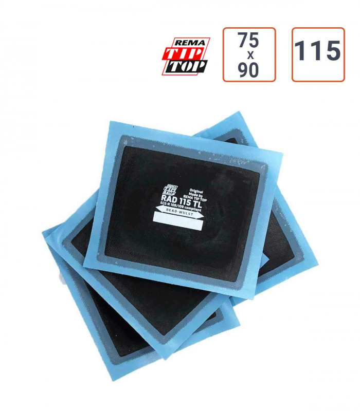 Emplâtre Rema TipTop Radial RAD115TL - 75x90mm - boite de 20 ex.