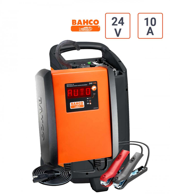 Chargeur de batterie camion et Mainteneur de charge 10A en 24V - Bahco