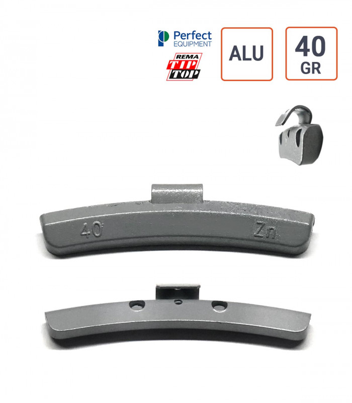 Masses ALU de 40 gr. boite de 50ex.