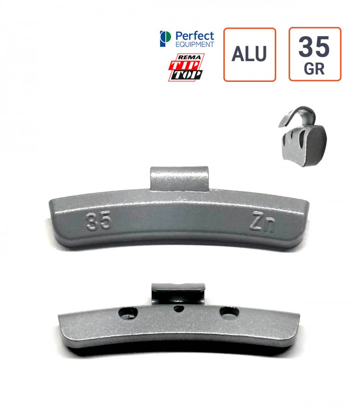Masses ALU de 35 gr. boite de 50ex.