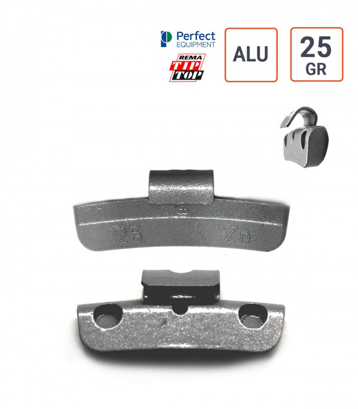 Masses ALU de 25 gr. boite de 100ex.