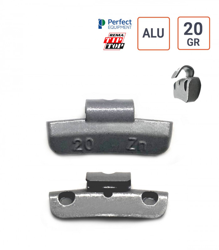Masses ALU de 20 gr. boite de 100ex.