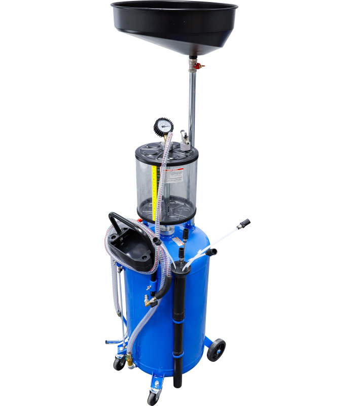 Vidangeur à aspiration avec récepteur 80 litres