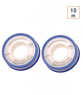 2 rouleaux Isolant PTFE de 10 m