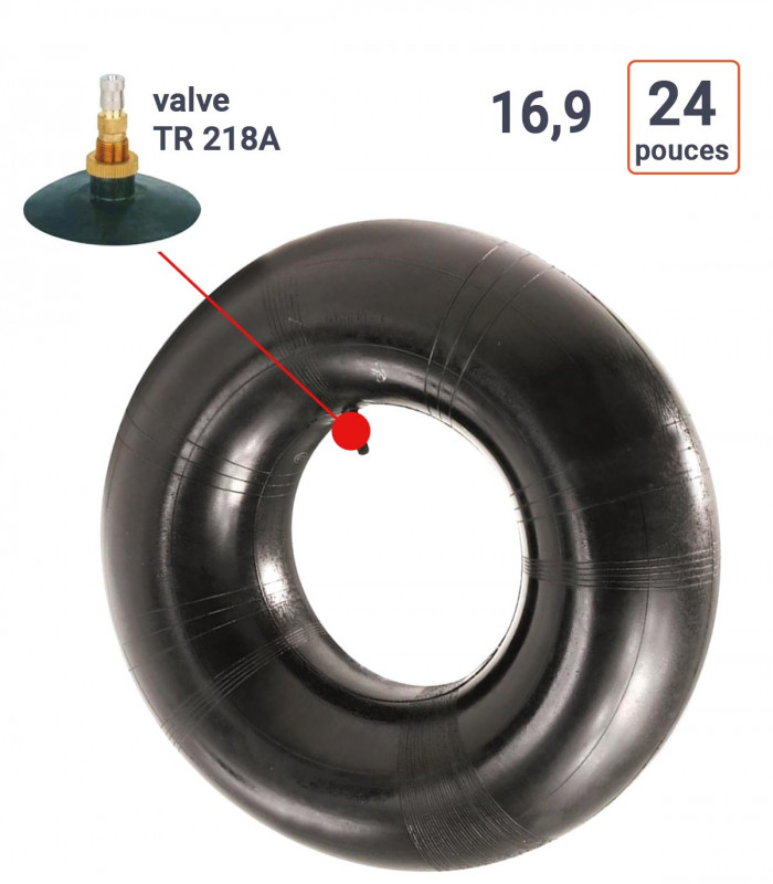 Chambre à Air 16,9-24 valve TR218A