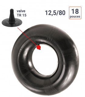 Chambre à Air 12,5/80-18 valve TR15