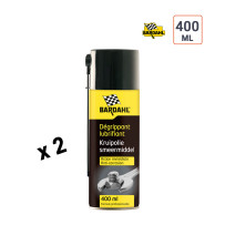 Lot de 2 Dégrippant Lubrifiant BARDAHL 400ML