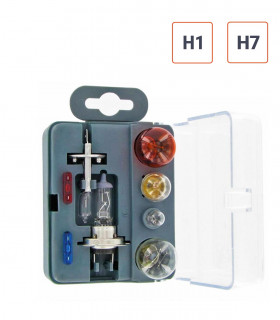 coffret de secours H7/H1 - 6 lampes