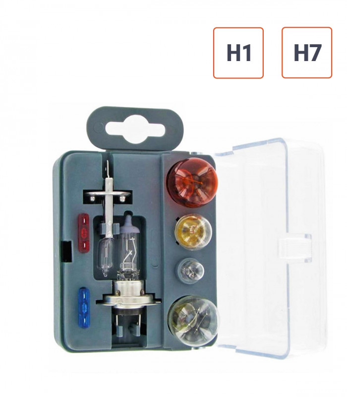 coffret de secours H7/H1 - 6 lampes