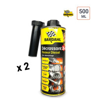 Lot de 2 Décrassants Moteur 5 en 1 Bardahl - 500 ml
