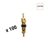Obus de valves en laiton (x100)
