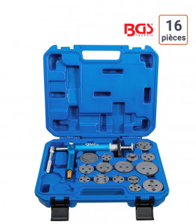 Coffret repousse-pistons de frein pneumatique 16 pièces