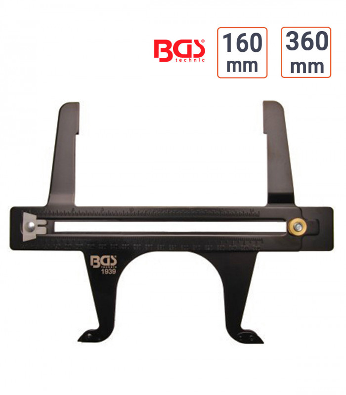 Jauge pour tambour de frein 160 - 360 mm