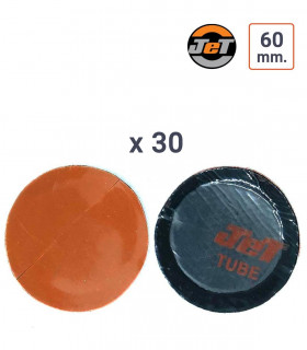 Pièces de réparation chambre à air  JET en 60 mm par 30 ex.