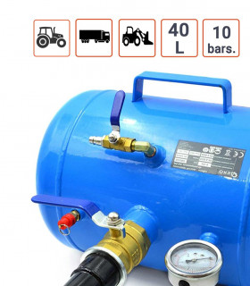Canon à air 40 Litres pour pneus