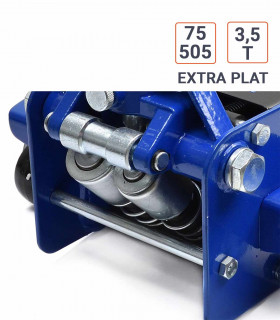 Cric EXTRA PLAT 3,5 tonnes double piston