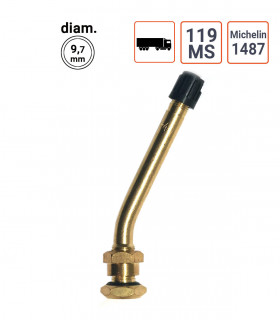 Valve Poids Lourds type Michelin 1487 ou 119 MS ETRTO V3.20.6