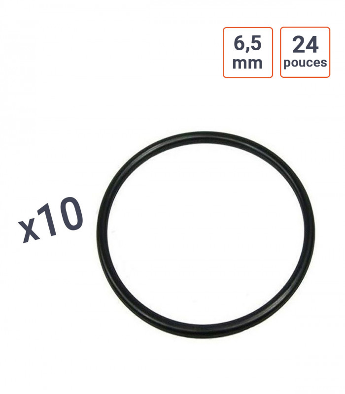 Joint torique 24 pouces diamètre 6,5 mm