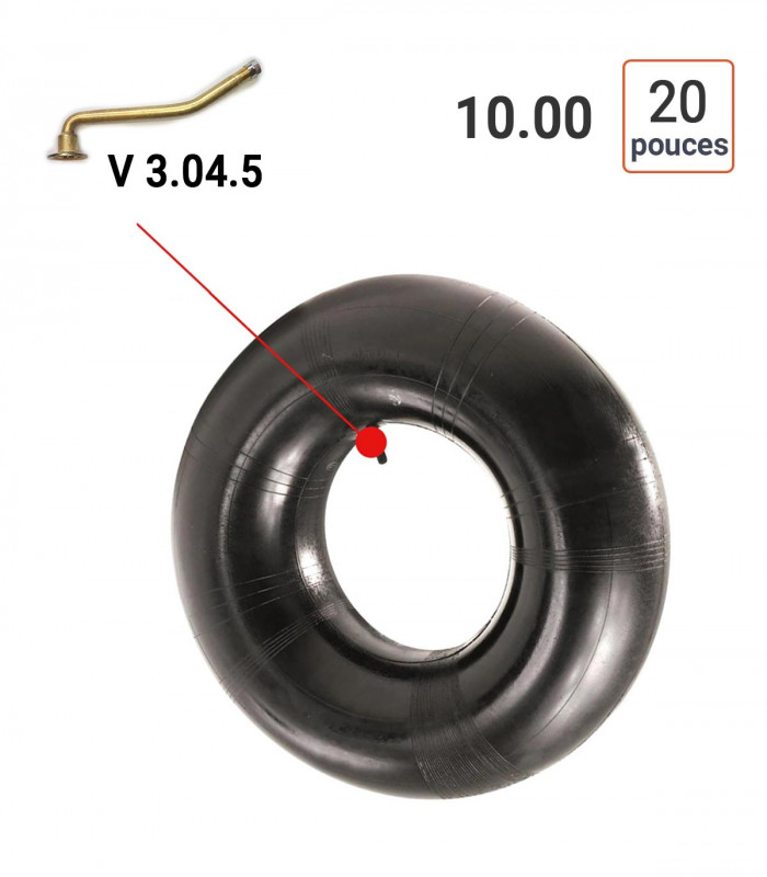 Chambre à Air 10.00-20 valve V3.04.5