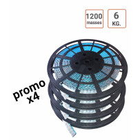 Pack de 4 Rouleaux de masses adhésives en 6KG