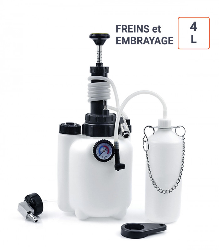 Purgeur de freins et d'embrayages à pompe manuelle.