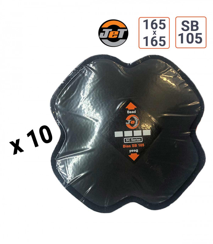 Emplâtre Diagonal JET SB105 165x165 mm - par 10 ex.