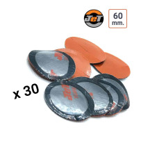 Pièces de réparation chambre à air  JET en 60 mm par 30 ex.