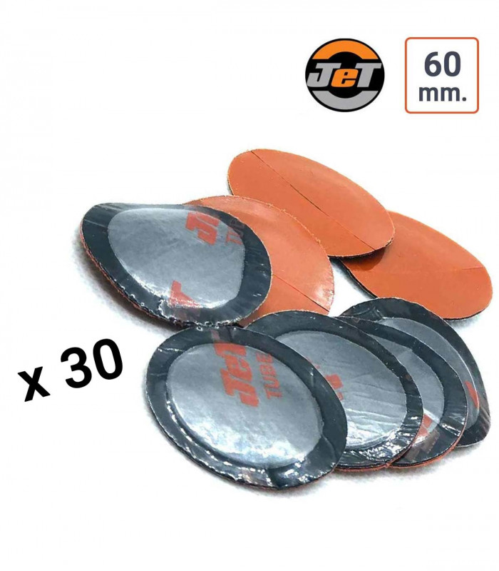 Pièces de réparation chambre à air  JET en 60 mm par 30 ex.
