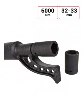Démultiplicateur de roue 6000 Nm +  douilles 32 et 33 mm