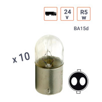 Ampoule R5W 24V Tube Culot...