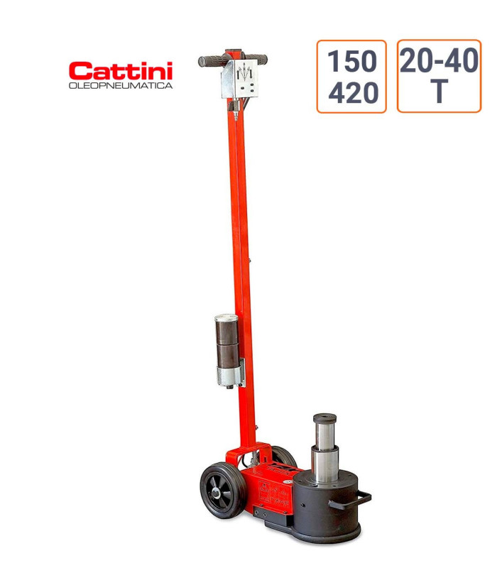 Cric mobile hydropneumatique YAK 215N - Cattini 20-40 Tonnes