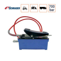 Pompe Hydraulique 700 bar Schrader + flexible pour détaloneur