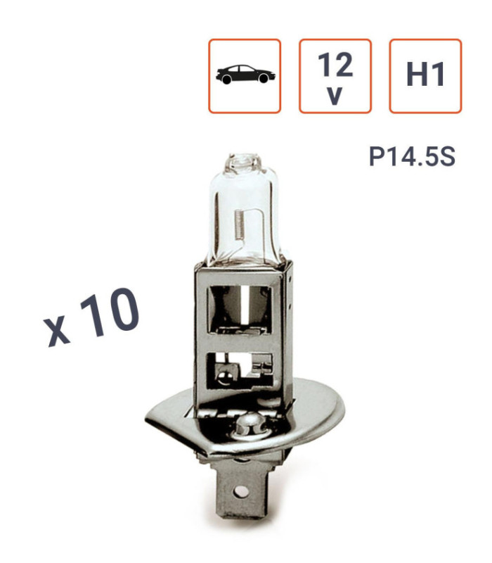 Ampoule H1 12V 55W Culot P14.5S - Boite de 10 ex.