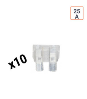 Fusible voiture Standard 25A - vendu par 10 ex.