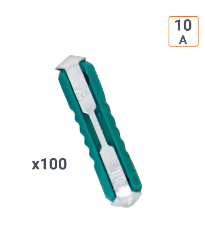 fusible Steatite 10A - boite de 100 fusibles