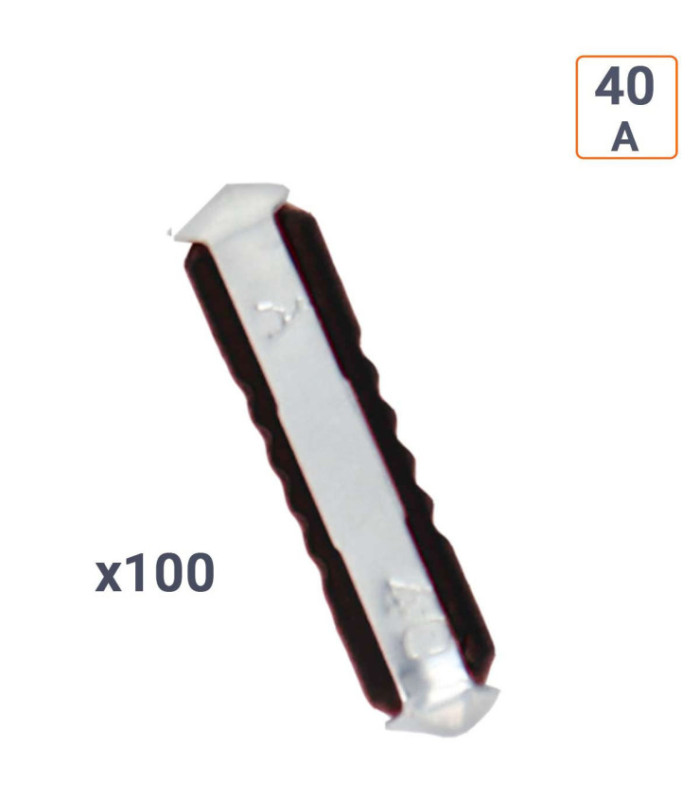 fusible Steatite 40A - boite de 100 fusibles