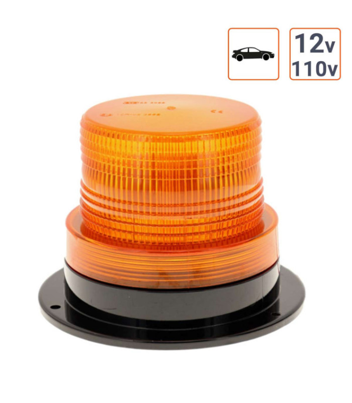 Feux à éclats Type 538 12V ou 110V Class III fixation à plat.