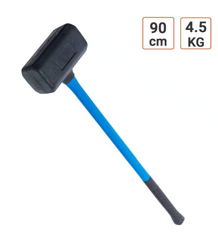 Masse caoutchouc 4.5 Kg manche long en fibres de verre