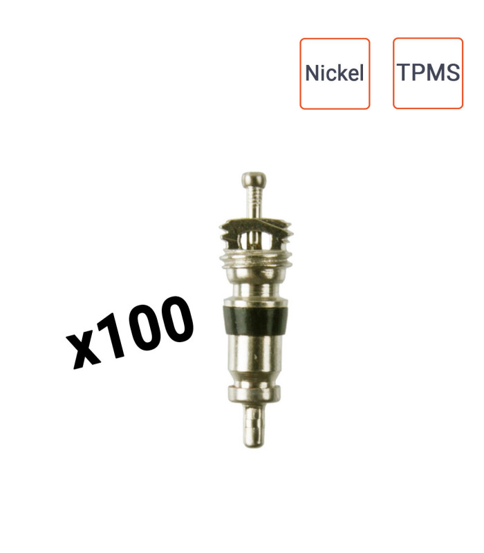 Obus valves en NICKEL pour TPMS par 100 ex.