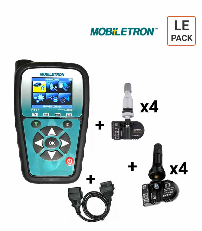 Pack Progammeur Mobiletron complet + câble OBDII + 8 capteurs