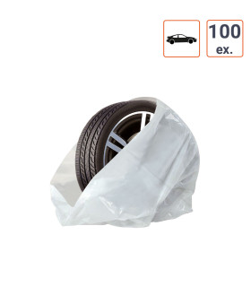Sac à pneus BLANC par 100 ex.