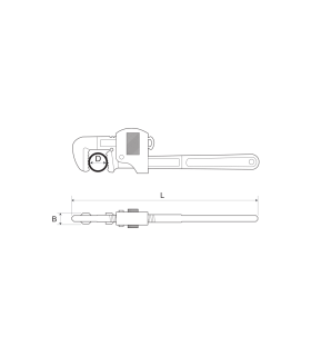 Clés serre-tubes type Stillson