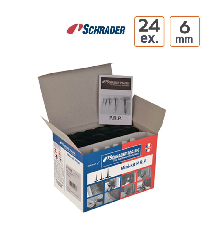 Chevilles Champignon PRP Schrader 6mm - par 24 ex.